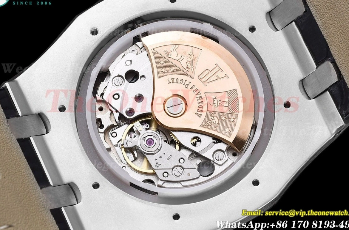 41mm Royal GDF LE SS Dial Oak 15400 MY8215 Black 0425